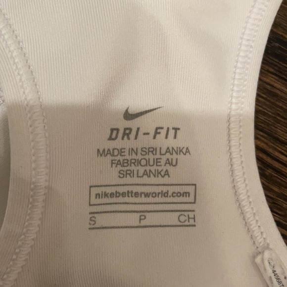 WHITE SPORTS BRA - Picture 3 of 3